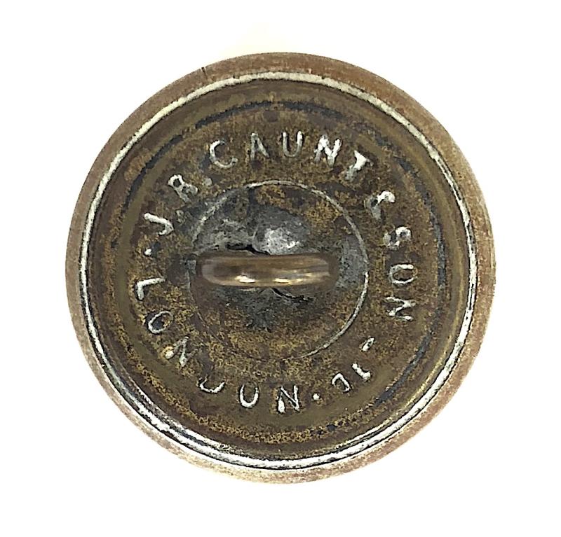 WW1 National Reserve London white metal uniform button J.R.Gaunt