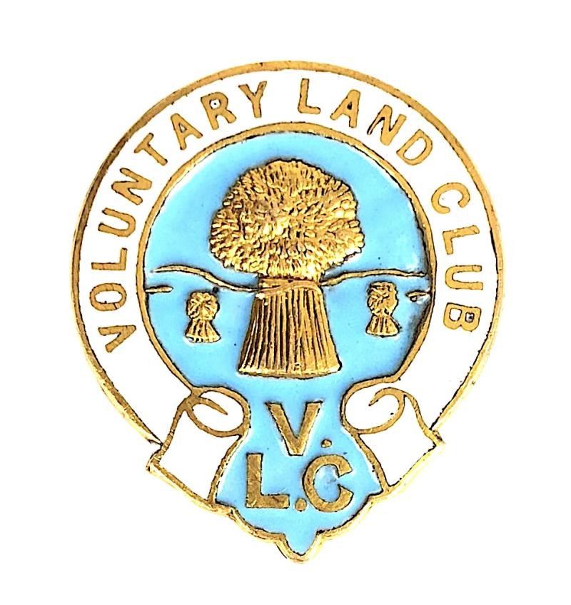 Voluntary Land Corps VLC agricultural home front badge
