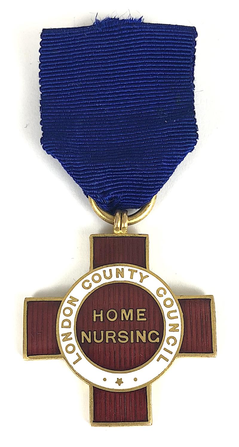 London County Council LCC Home Nursing Badge