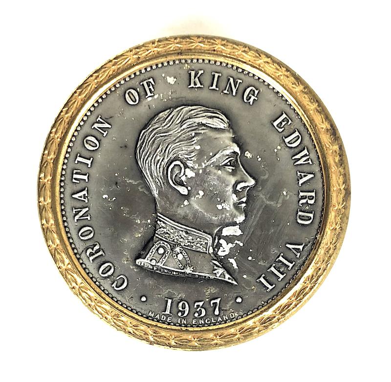 Proposed Edward VIII 1937 Coronation souvenir hollow badge