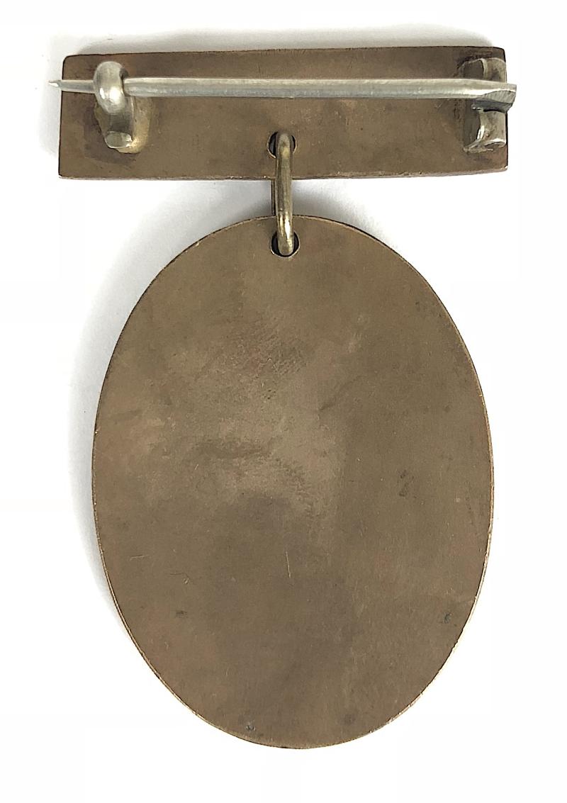 Colonial Nursing Association 1896 bronze nurses hospital badge