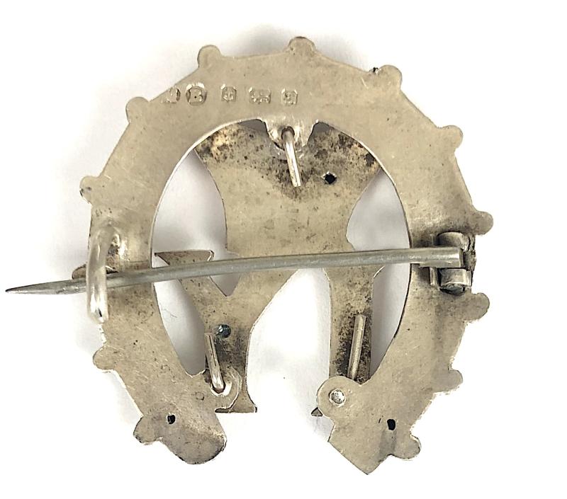 Boer War Imperial Yeomanry 1900 hollow silver badge
