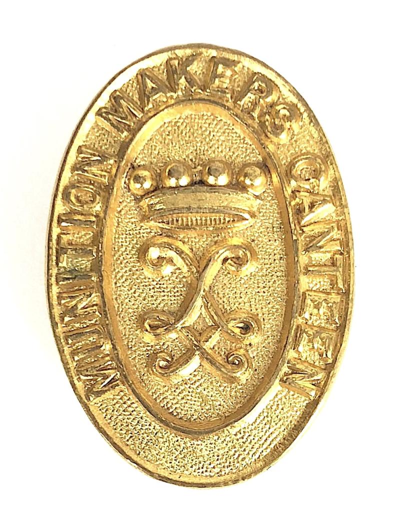 WW1 Munition Makers Canteen war service badge