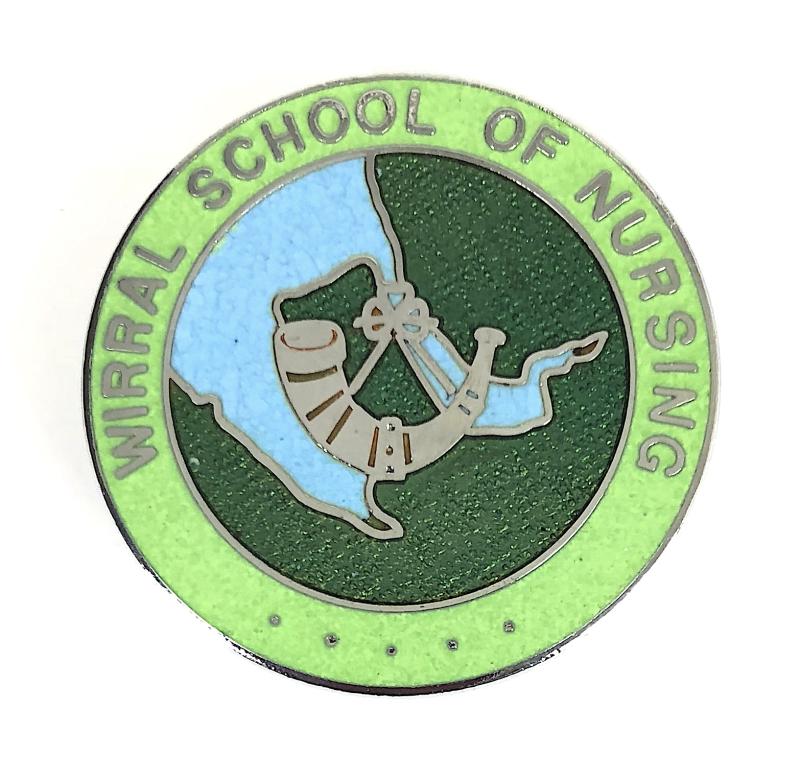 Wirral School of Nursing hospital badge Liverpool
