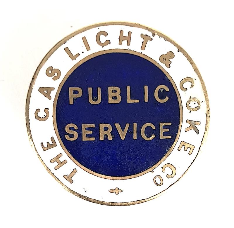 The Gas Light & Coke Company On Public Service Badge