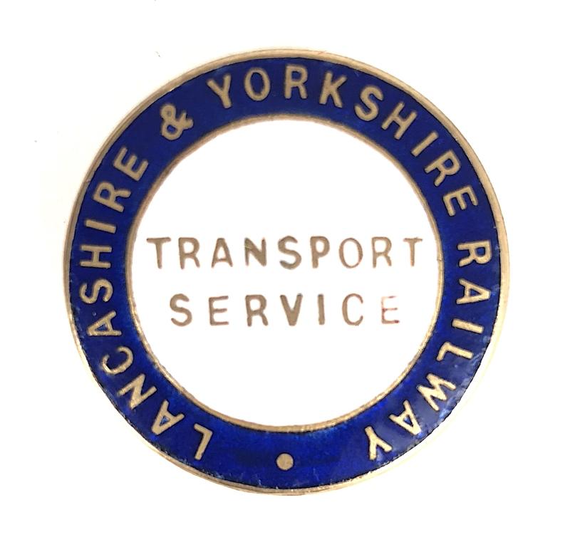 WW1 Lancashire & Yorkshire Railway Transport Service Badge 1st Issue Numbered 65