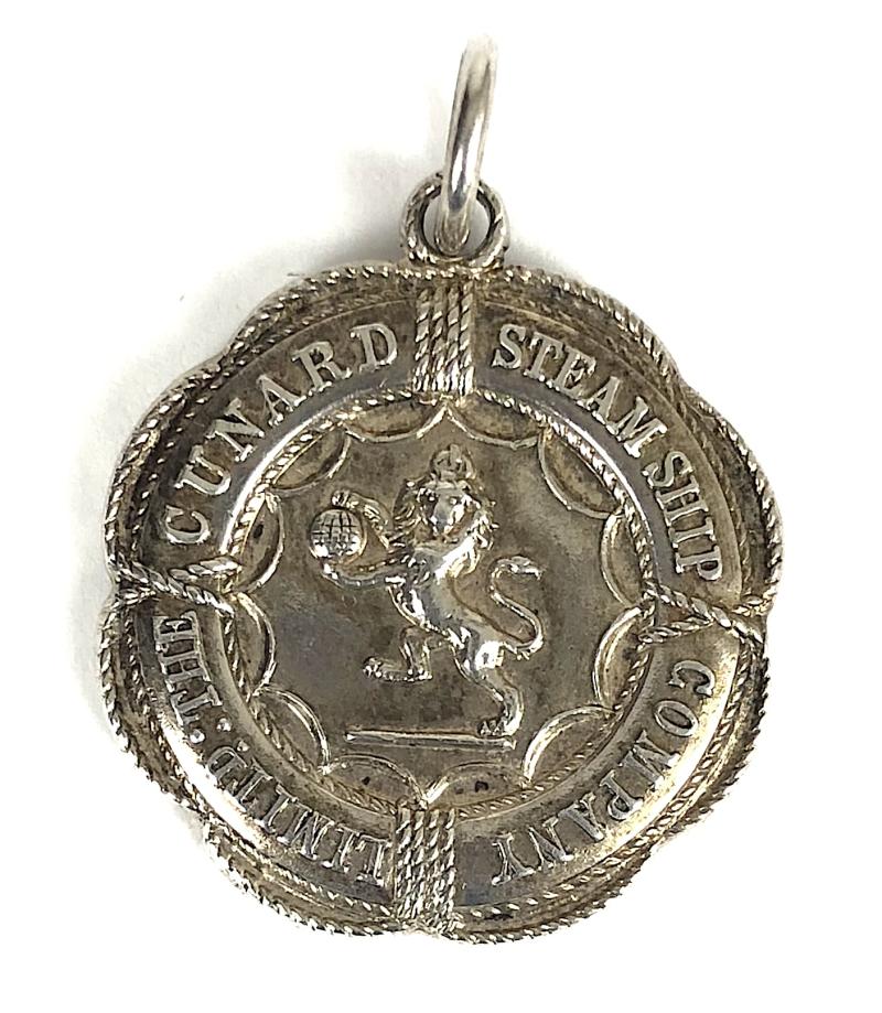 Cunard Steamship Co. R.M.S. Andania 1930 winning lifeboat crew member prize medal