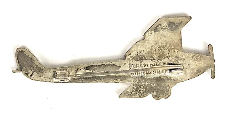 Amy Johnson De Havilland Gypsy Moth Jason Biplane Commemorative Badge