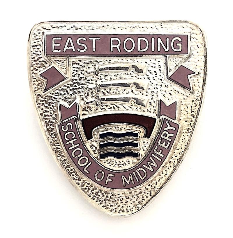 East Roding School of Midwifery badge Barking Essex