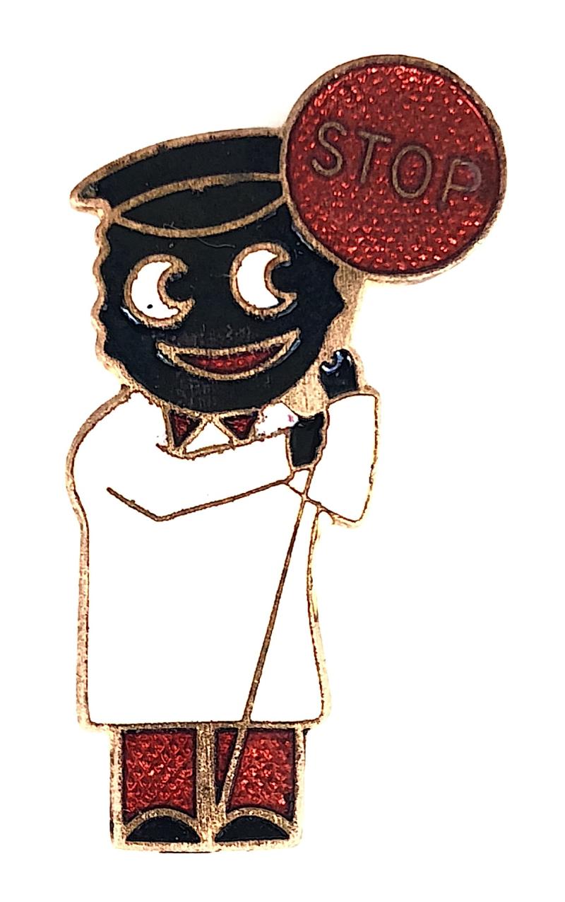 Robertsons 1970s Golly Lollipopman advertising badge