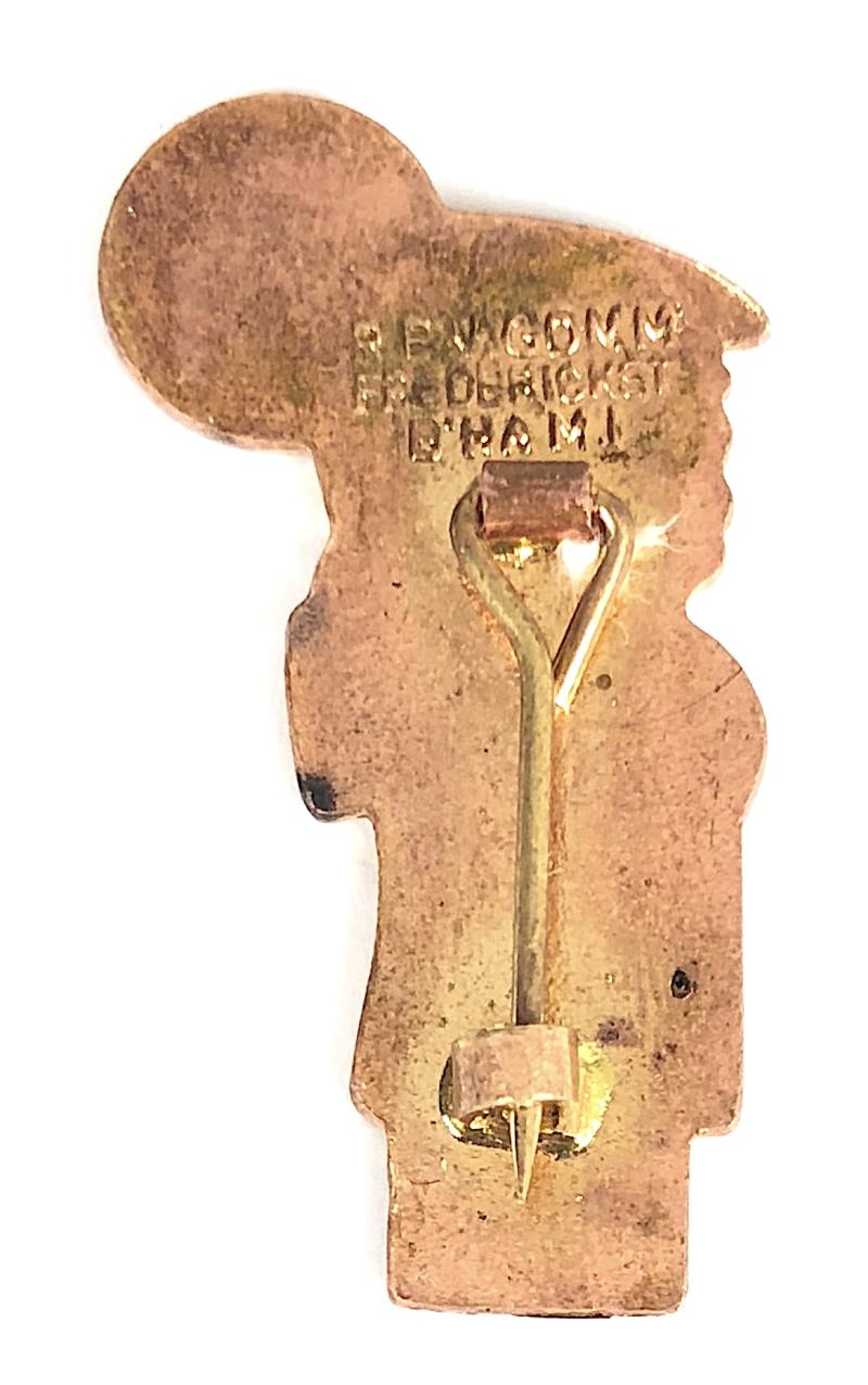 Robertsons 1970s Golly Lollipopman advertising badge