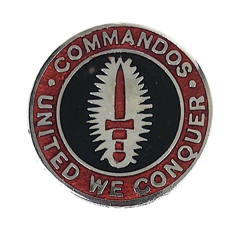 Old Comrades Association of The Army Commandos issue number 3195 badge
