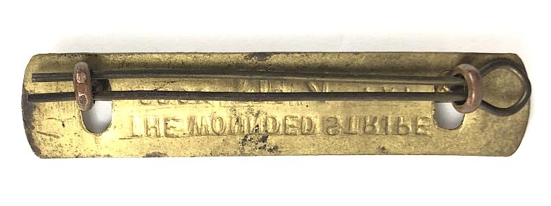 WW1 The Wounded Stripe No.4 official uniform sleeve badge