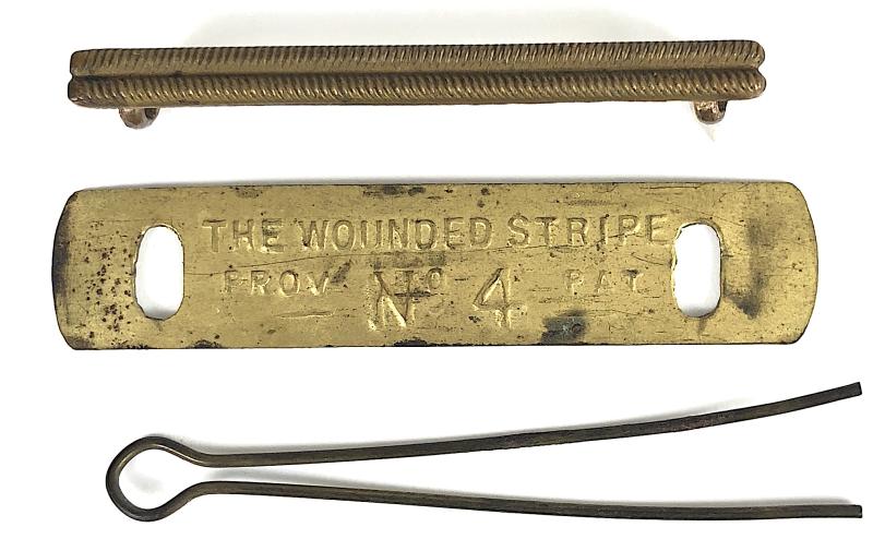 WW1 The Wounded Stripe No.4 official uniform sleeve badge
