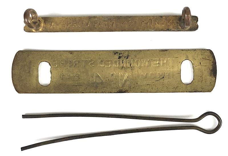 WW1 The Wounded Stripe No.4 official uniform sleeve badge