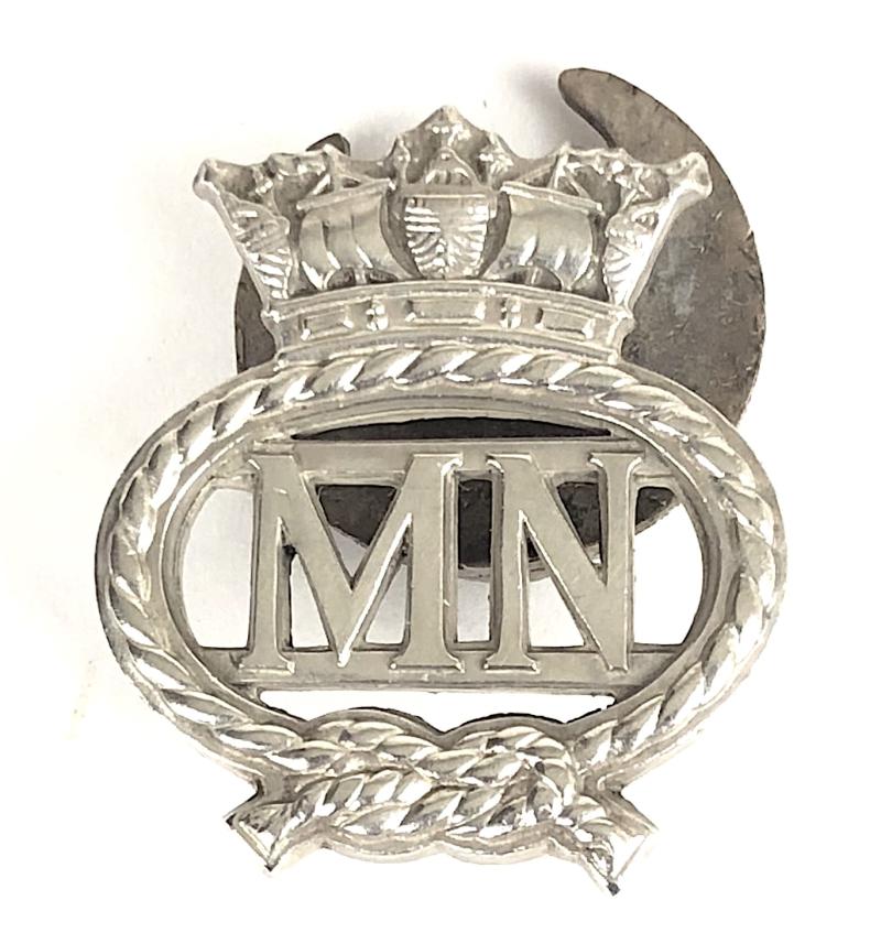 Merchant Navy official issue MN war service silver badge