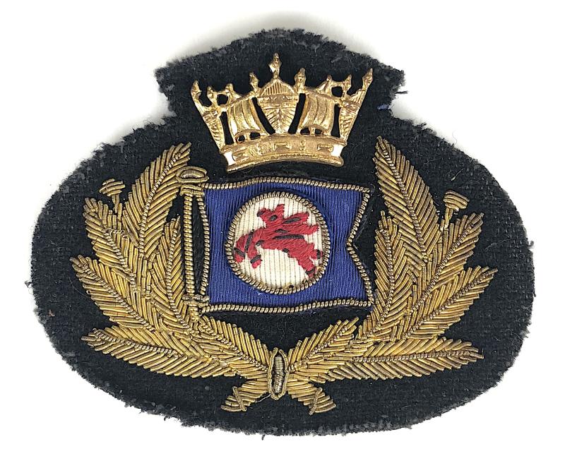 Mobil Oil Company Tanker Shipping Line Cap Badge