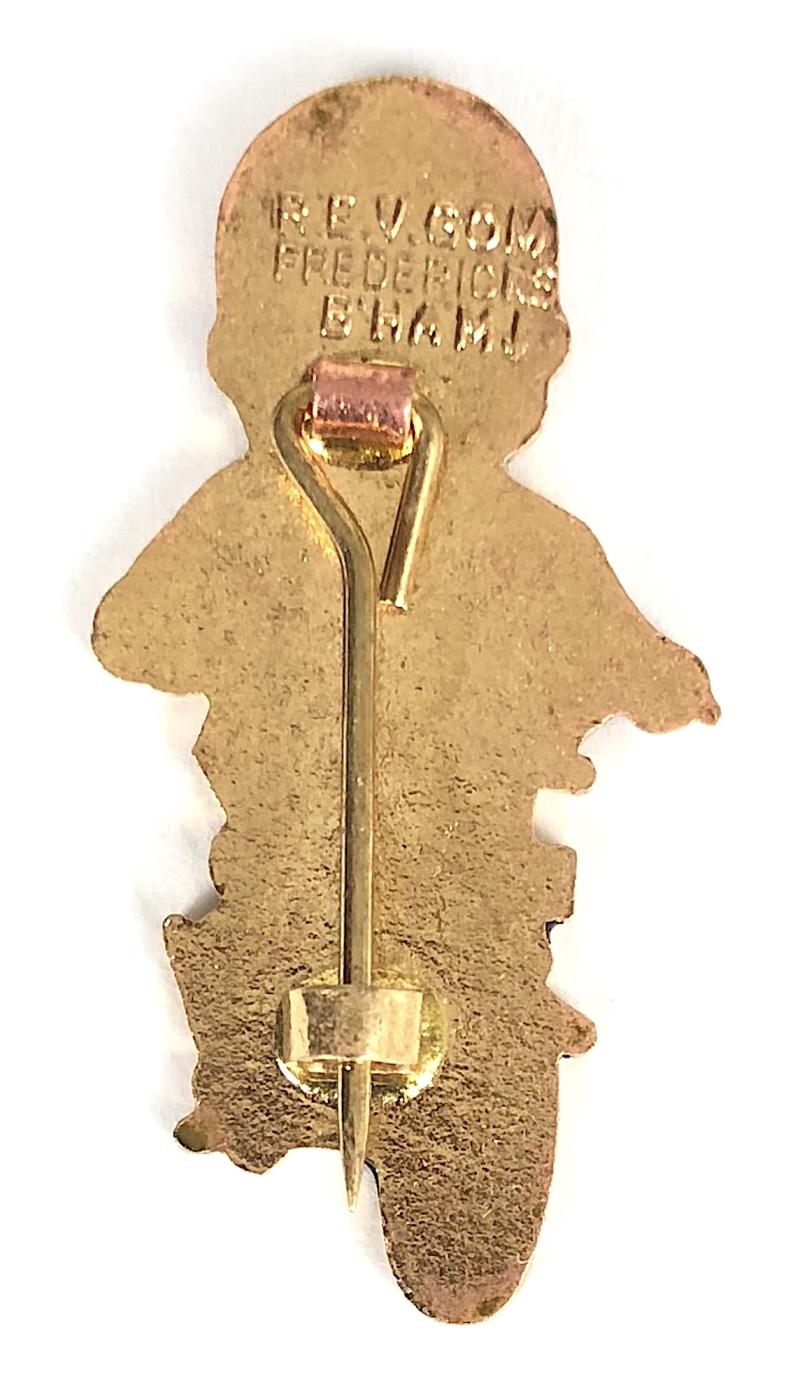 Robertsons 1970s Golly motorcyclist advertising badge