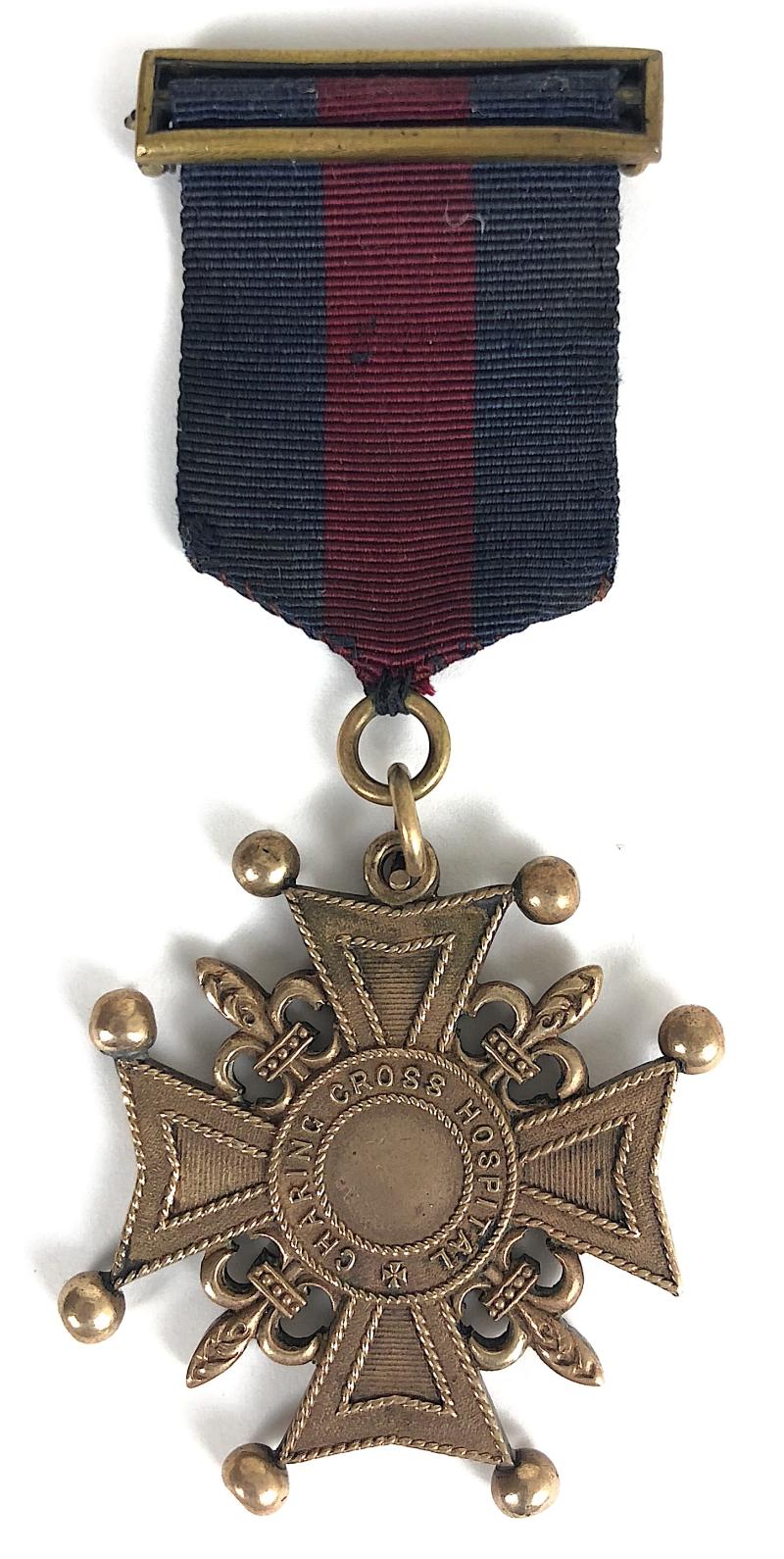Charing Cross Hospital Bronze Nurses Medal, Cross A/F