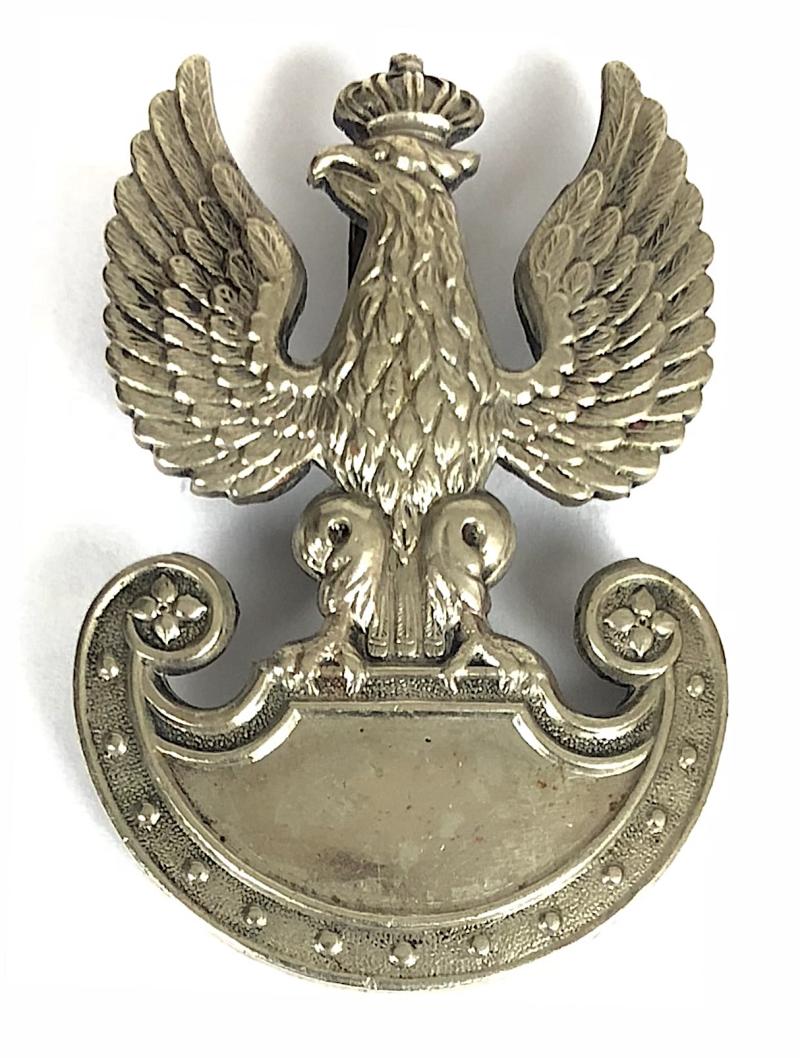 WW2 Free Forces Polish Eagle Cap Badge