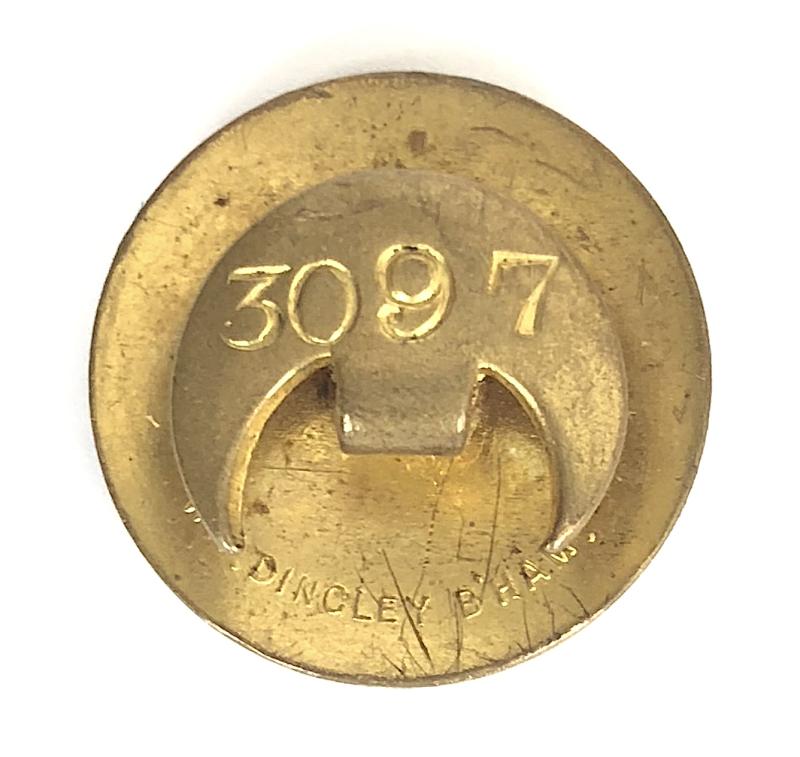 WW1 John Brown & Co Ltd Clydebank Shipbuilders O.H.M.S war service badge