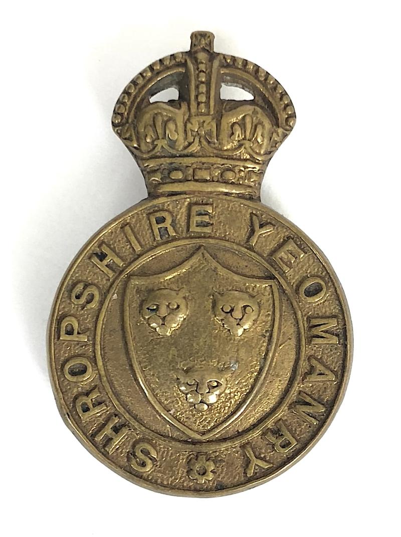 Shropshire Yeomanry ATS Attached Breast Badge c.1940 - 1945