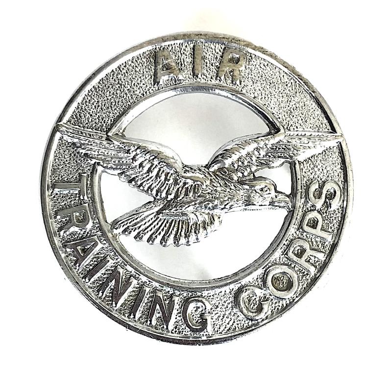 Air Training Corps ATC white metal cap badge
