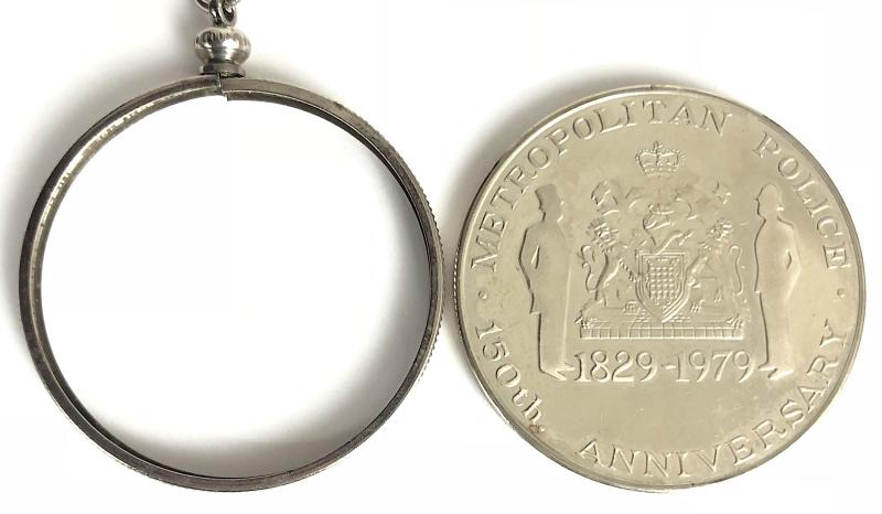 Metropolitan Police 150th Anniversary Commemorative Medalion Necklace