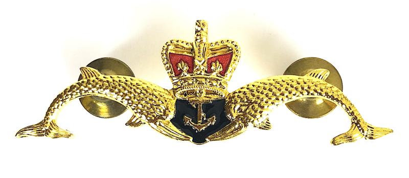 EIIR Royal Navy Submarine Service dolphin anchor badge