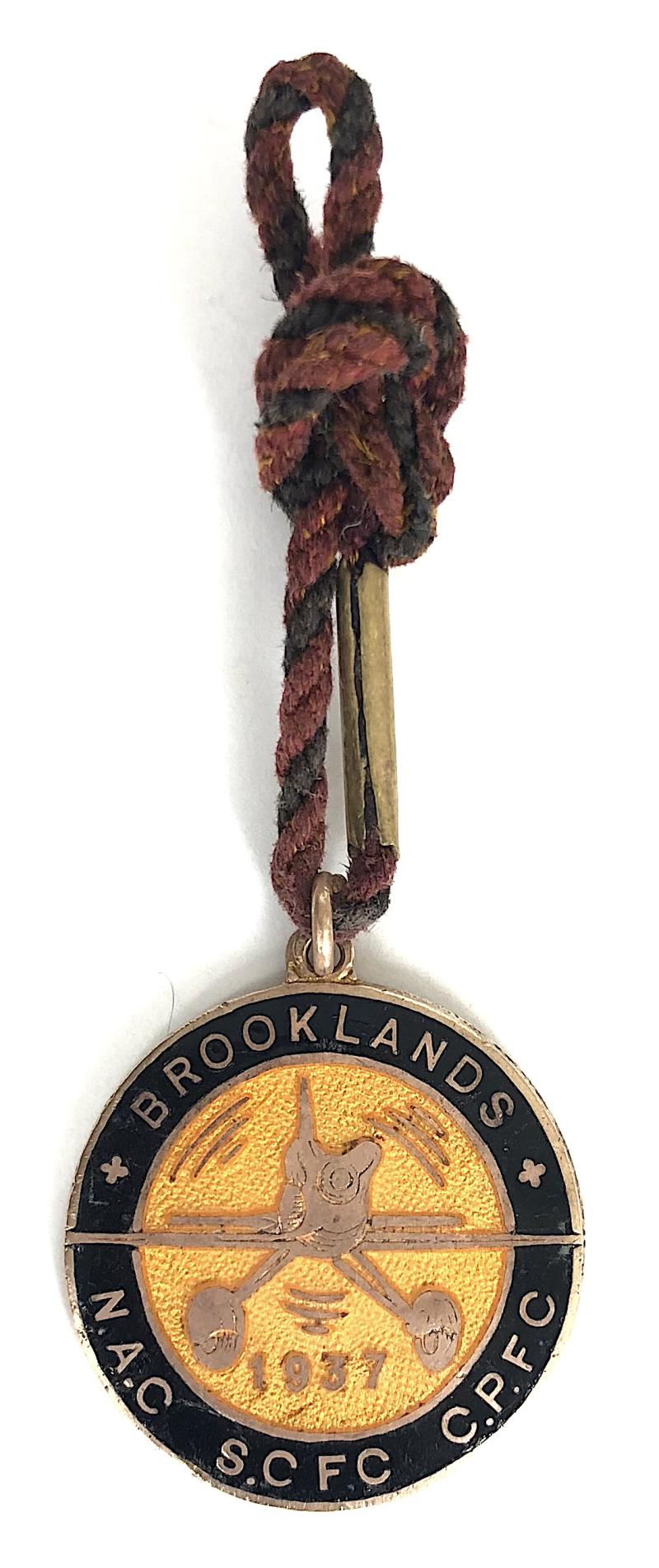 Brooklands Flying Club 1937 Membership Badge