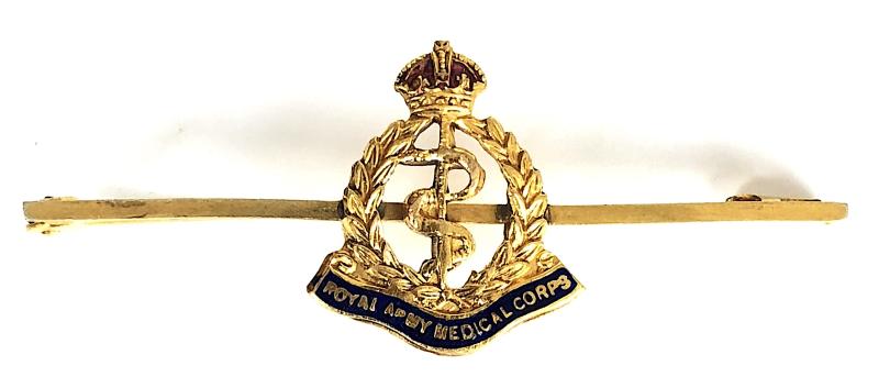 WW2 Royal Army Medical Corps sweetheart brooch