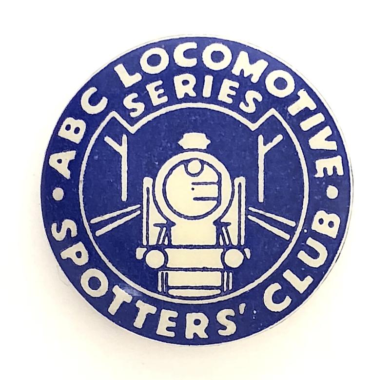 Ian Allan ABC Locomotive Spotters Club First Series LNER Tin Button Badge c1946 - 48