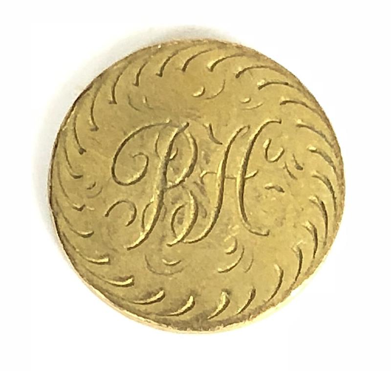 Duke of Beaufort Hunt small cuff coat button Dia16mm.