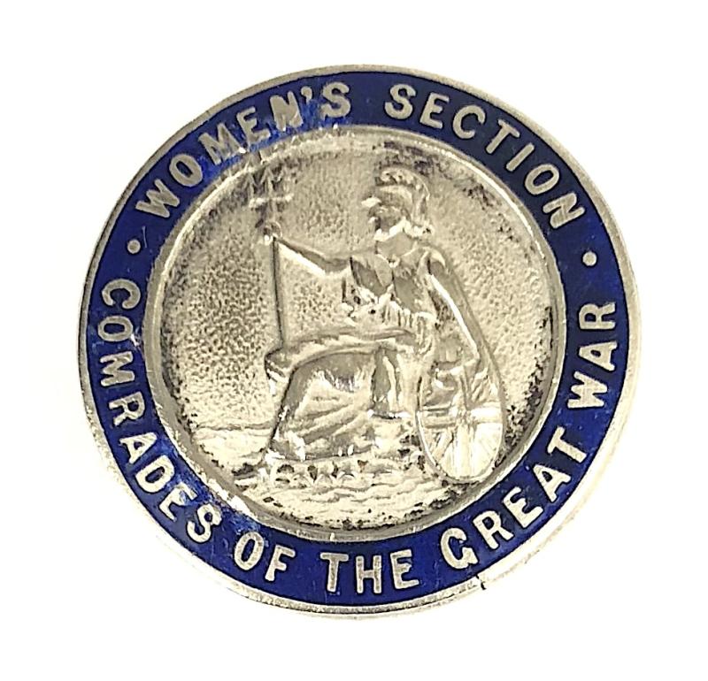 Women's Section Comrades of The Great War officially numbered badge
