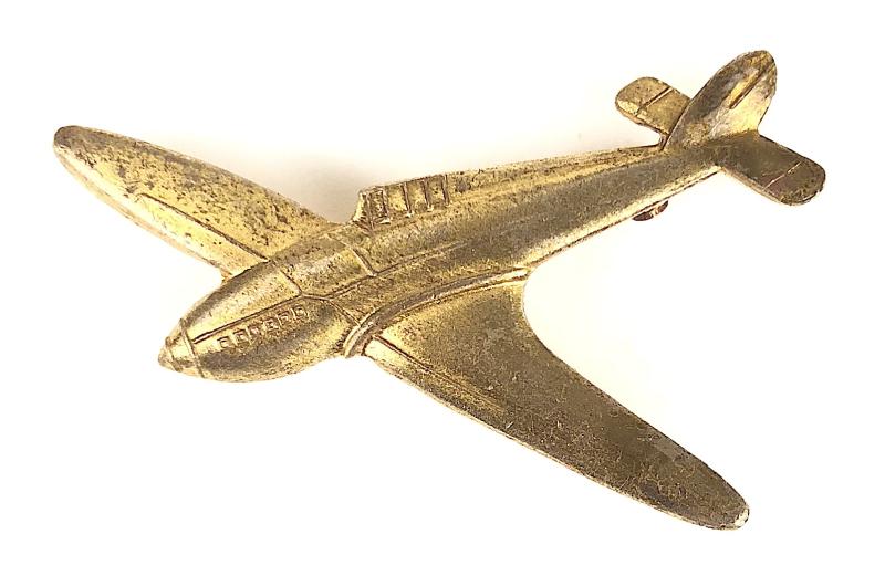 Royal Air Force Hurricane fighter plane badge c.1940s