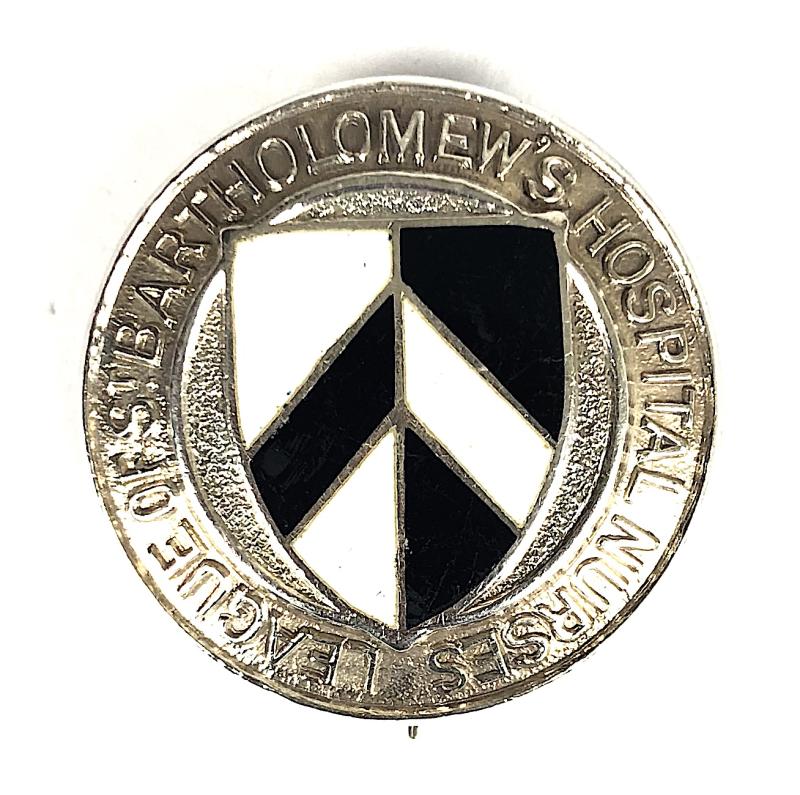 League of St Bartholomew's Hospital Nurses qualification silver badge
