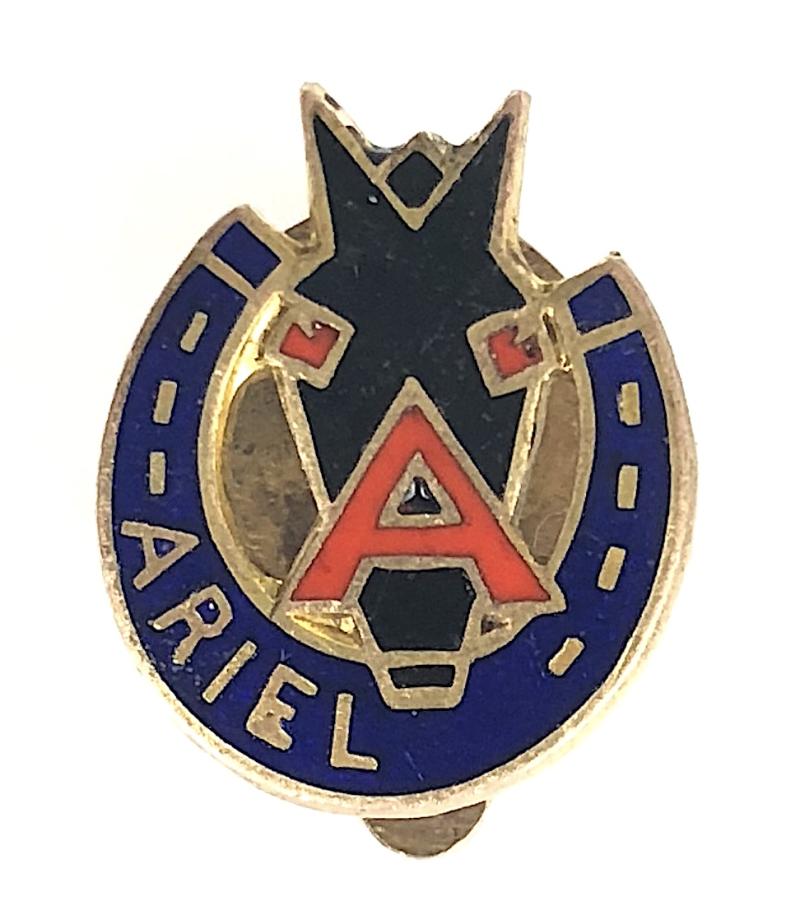 Ariel Motorcycle Company Birmingham advertising badge c.1930's