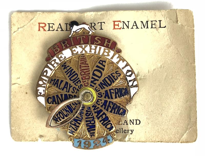 1924 British Empire Exhibition Wembley London participants badge