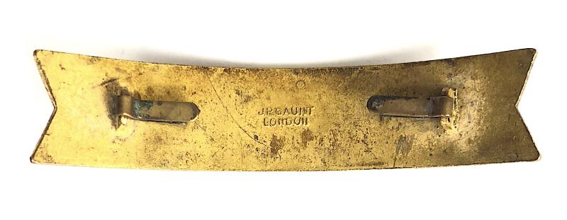 British Railways Midland Region Foreman red enamel fishtail cap badge