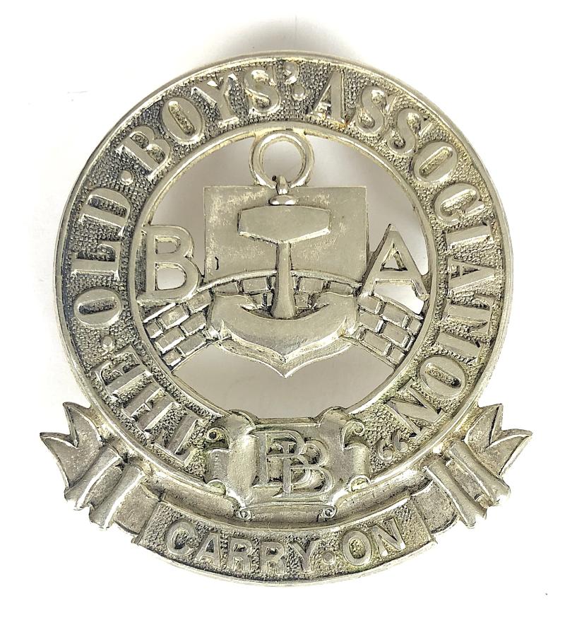 Boys Brigade Old Boys Association OBA Carry On beret badge c.1931 - 1936