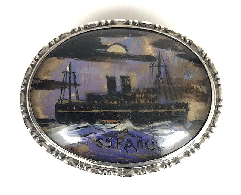 S.S. Ranchi Peninsular and Oriental Steam Navigation Company silver badge