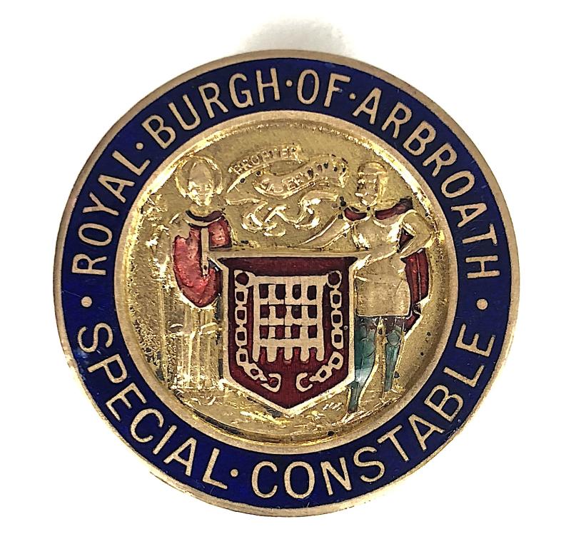 WW1 Royal Borough of Arbroath Special Constable Scottish Police Badge