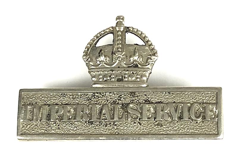 WW1 Territorial Force Imperial Service Volunteer uniform breast badge