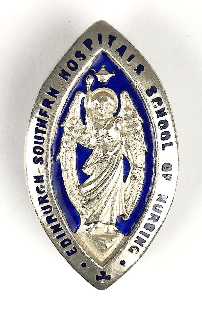 Edinburgh Southern Hospitals School of Nursing 1953 Hm Silver Badge Scotland