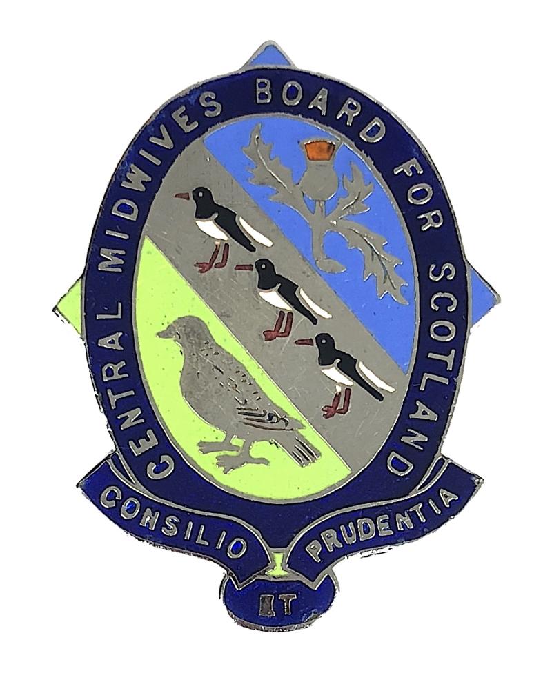Central Midwives Board For Scotland 1964 Issue Nurses Badge