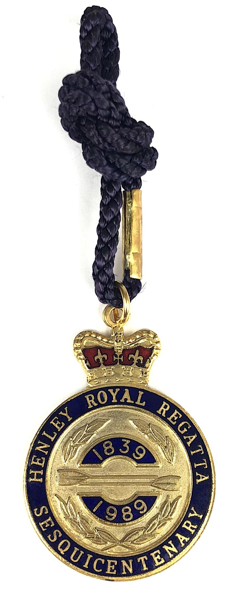 1989 Henley Royal Regatta Sesquicentenary stewards enclosure badge
