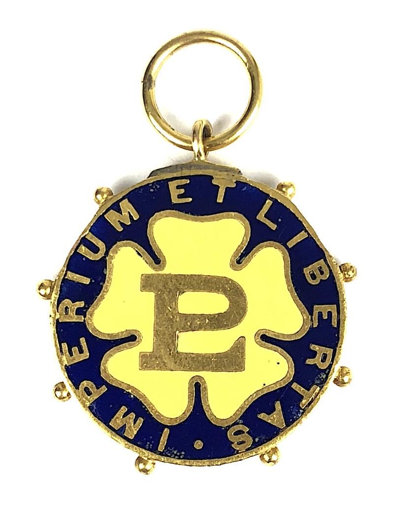 Primrose League Watch Chain Pendant Official Members Badge