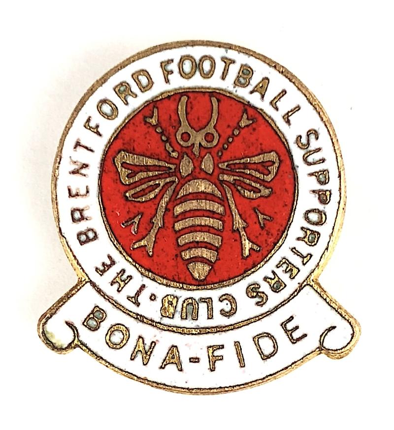 Brentford Football Supporters Club Badge The Bees, London