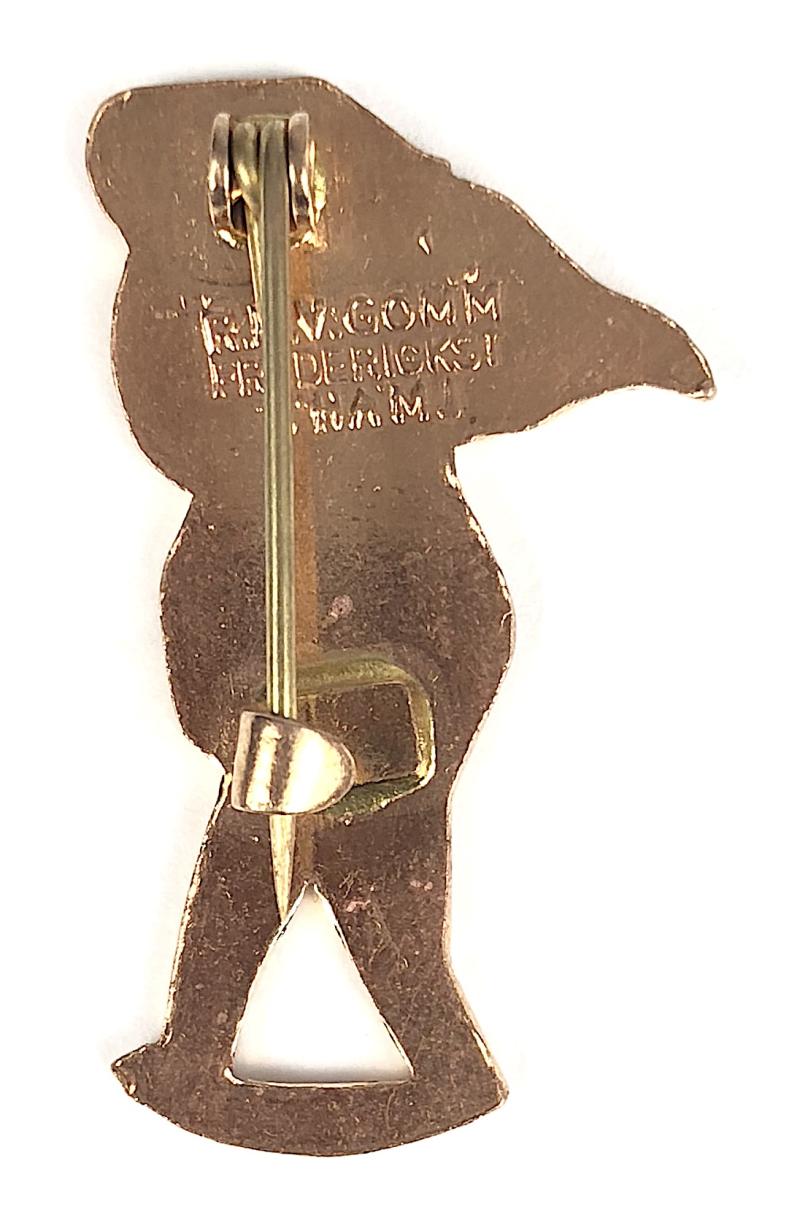 Robertsons Golly Scout green beret badge c1968 R.E.V.Gomm