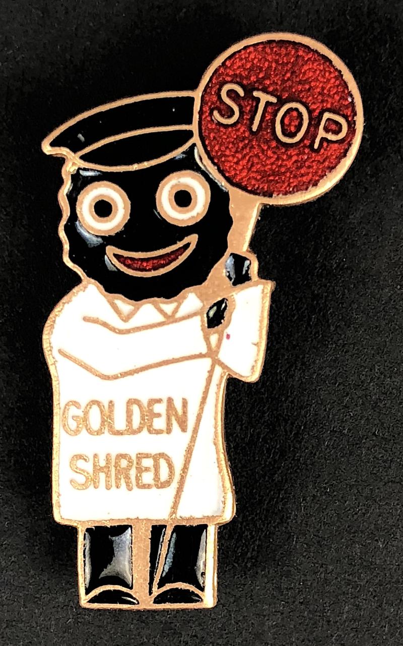 Robertsons Golly lollipopman advertising badge c1950 Die A